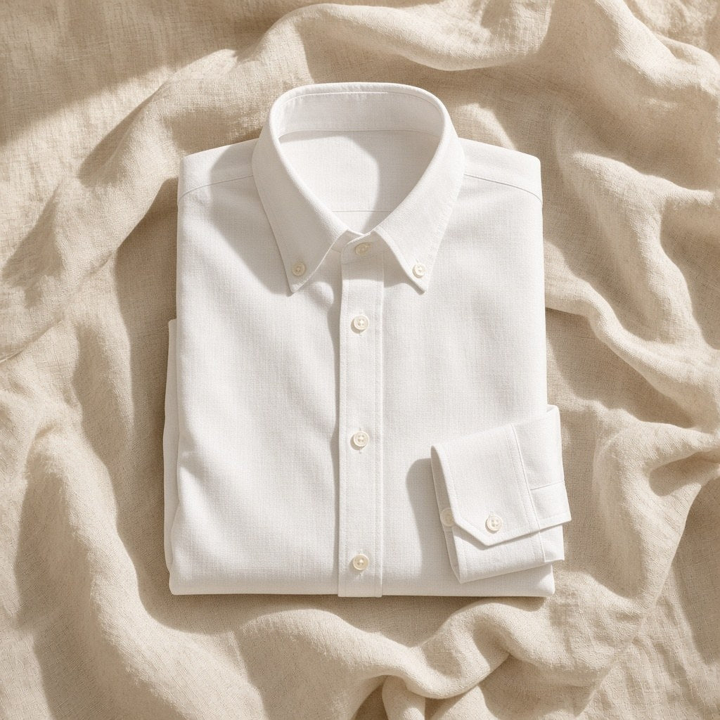 Cămașă Oxford din bumbac, piesă vintage unicat – CastelulCuArtă